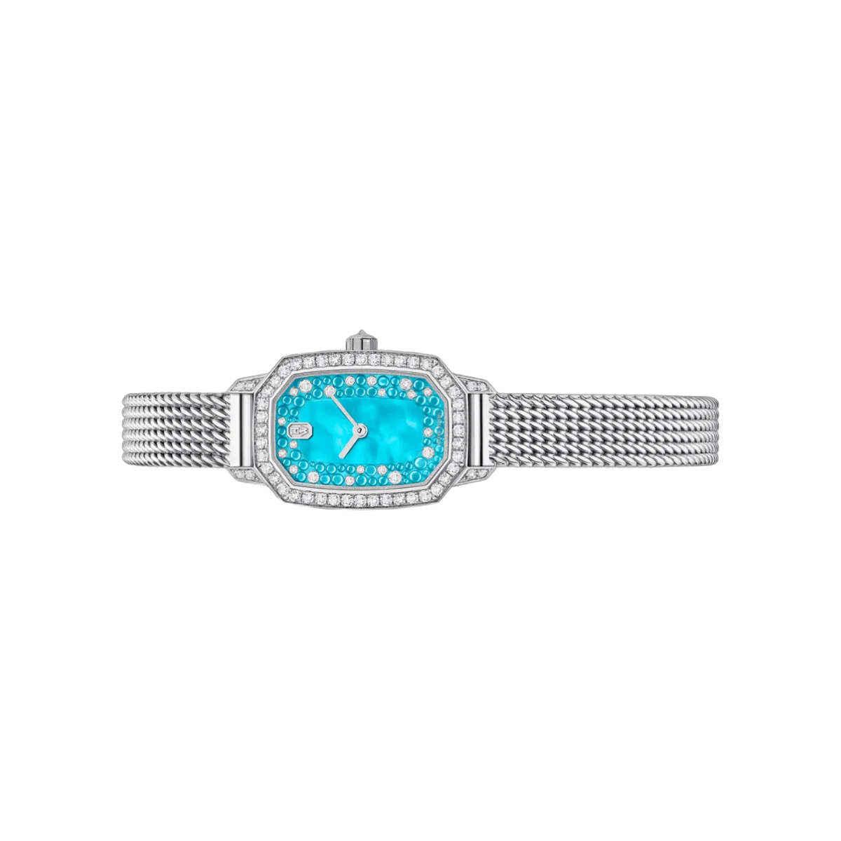 Harry Winston Emerald EMEQHM18WW018 18k White Gold 24mm MOP Dial Womens Watch – additional product photo 2