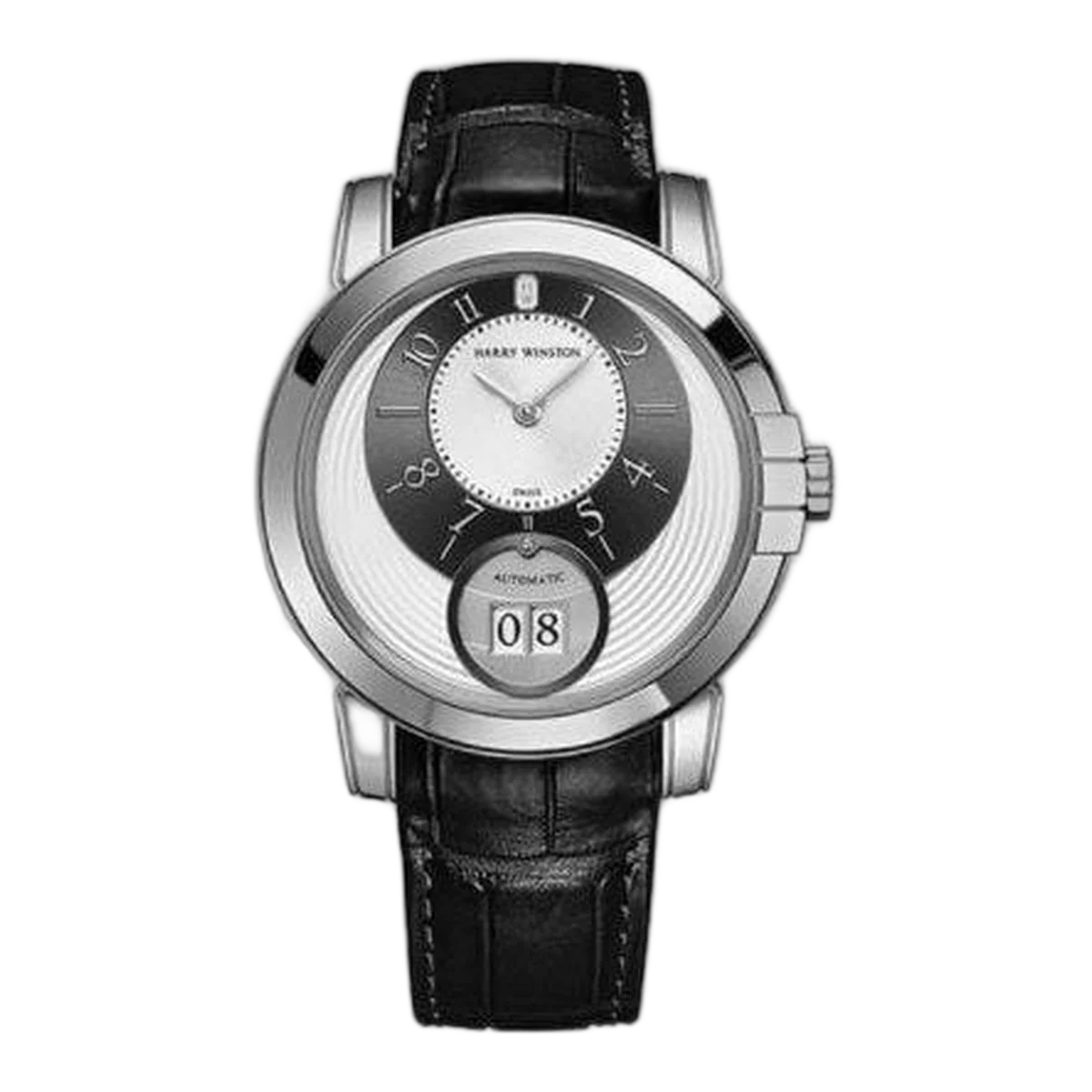 Harry Winston Midnight 18Kt White Gold 42Mm Men's Watch
