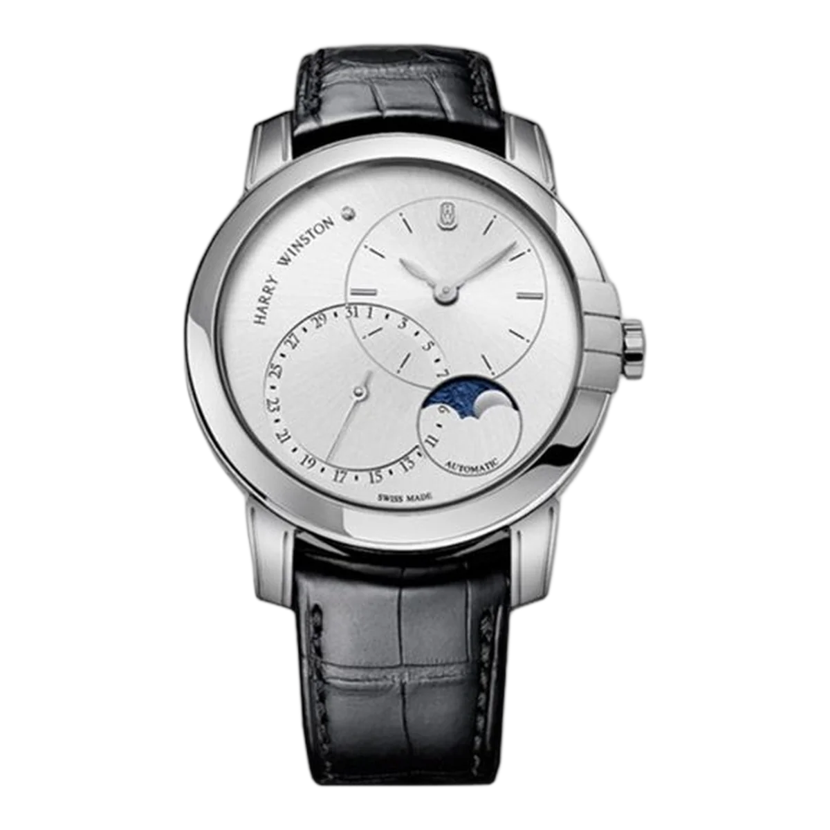 Harry Winston Midnight Date Moon Phase Men's Watch
