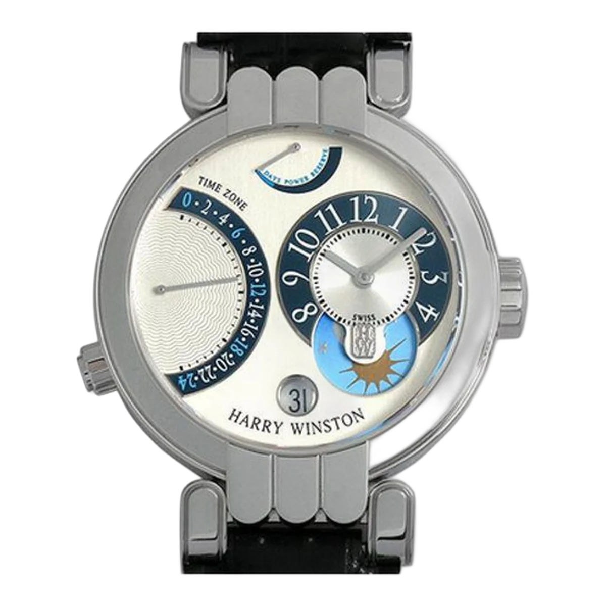 Harry Winston Premier Excenter Time Zone Men's Watch