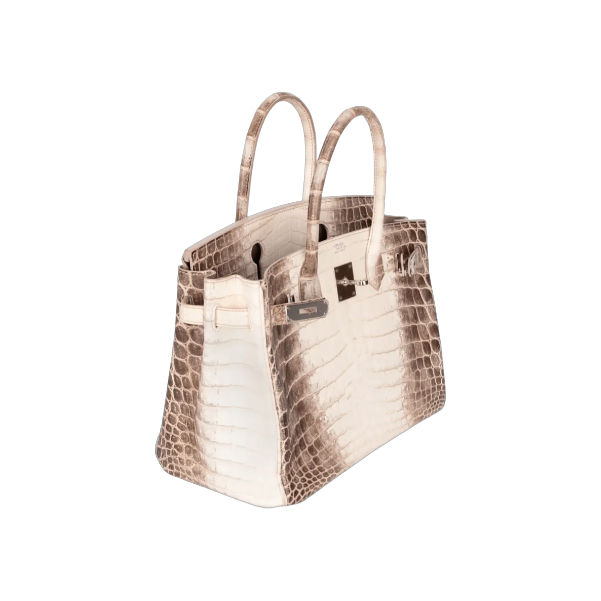 Hermes Birkin 30 Himalaya White Croco Matt Palladium HW Hardware – additional product photo 2