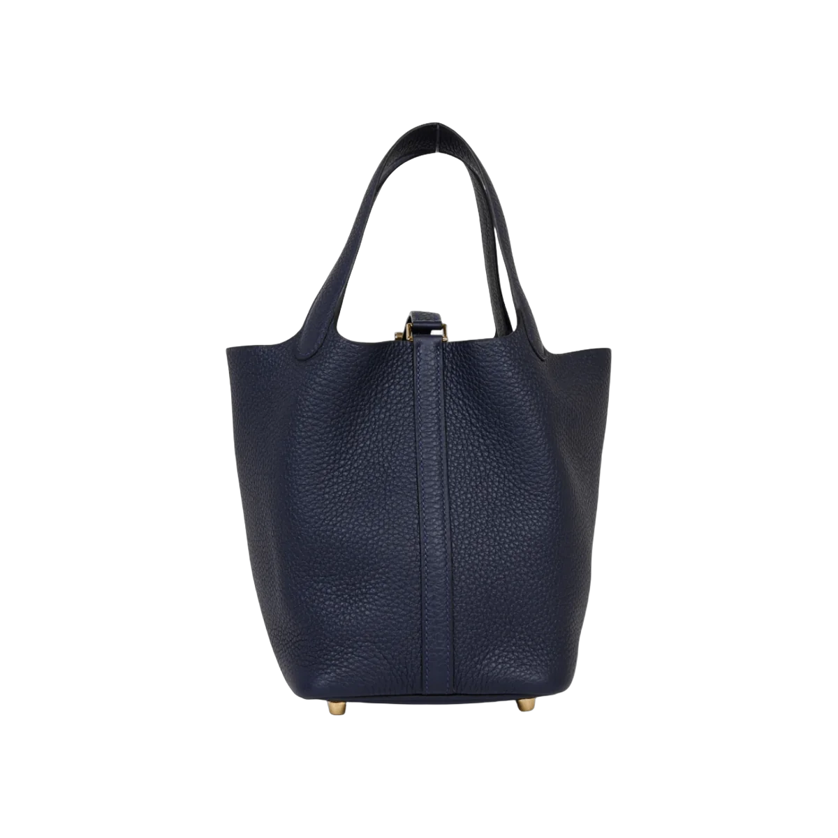 Hermes Picotin 18 Bleu Nuit Taurillon Clemence Leather Gold Hardware Bag – additional product photo 4