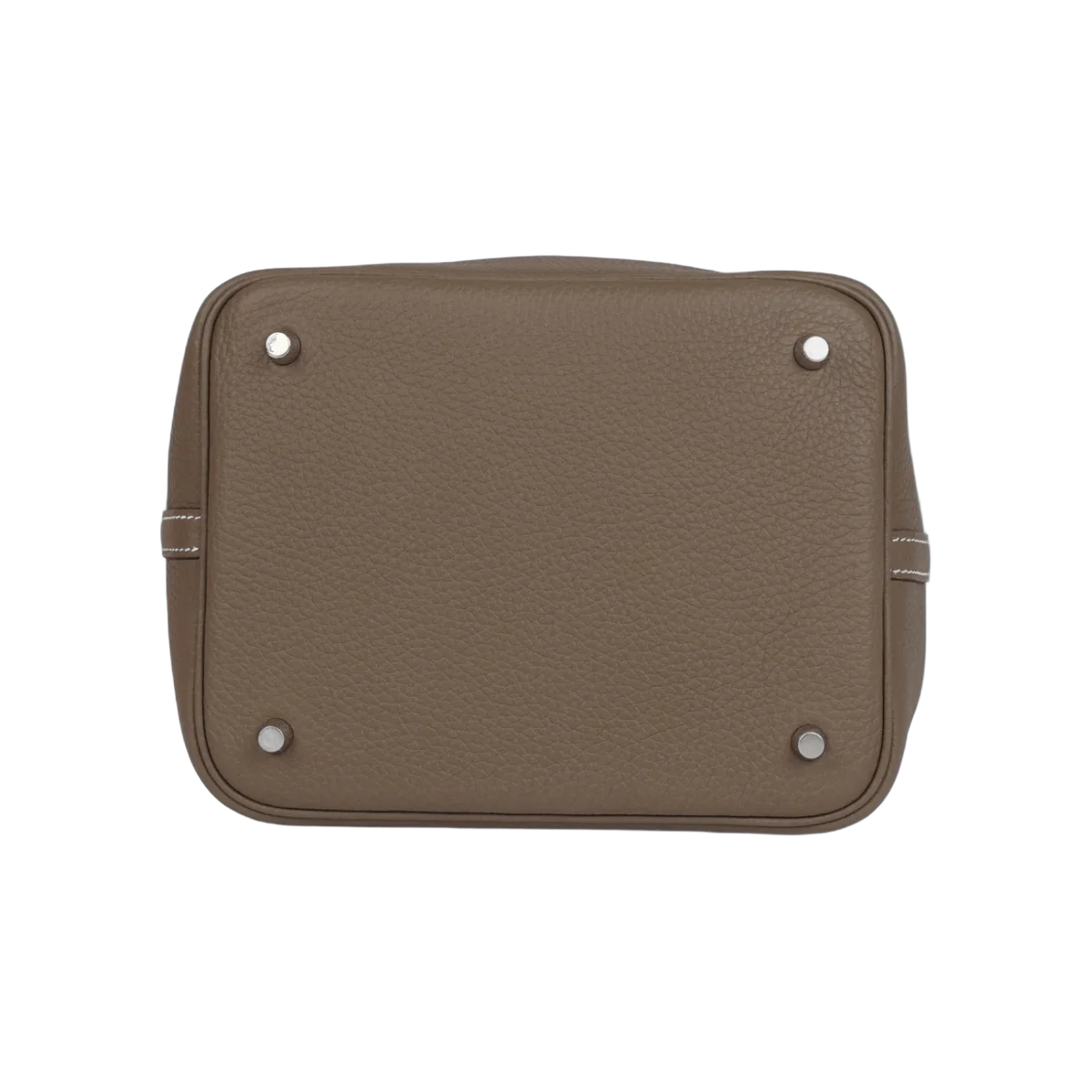 Hermes Picotin 22 Etoupe Clemence Palladium Hardware Hand Bag – additional product photo 4