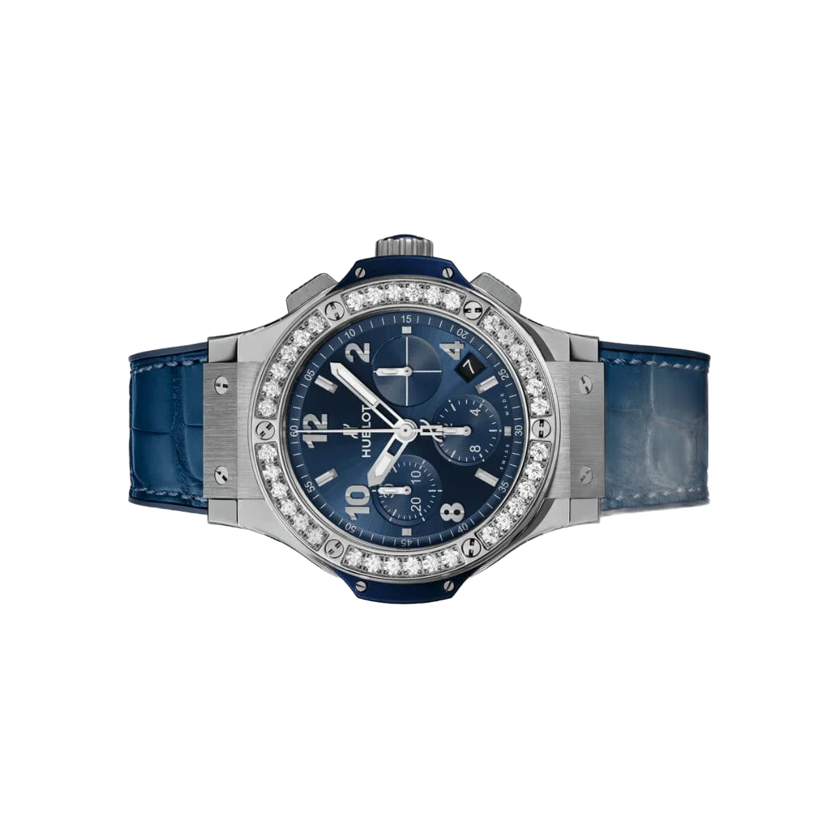 Hublot Big Bang 341.SX.7170.LR.1204 Steel Diamonds Blue Dial 41mm Men's Watch – additional product photo 6