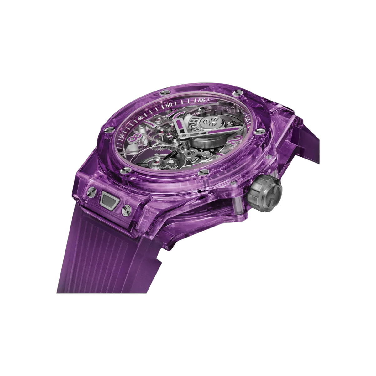 Hublot Big Bang 429.JM.0120.RT Tourbillon Purple Sapphire 44mm Skeleton Dial Men's Watch – additional product photo 4