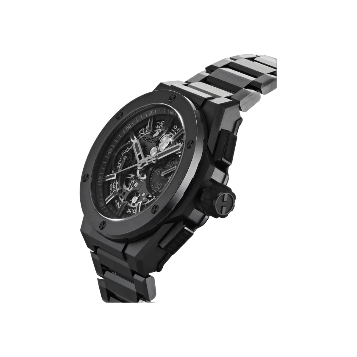 Hublot Big Bang 451.CX.1140.CX Ceramic Integral All Black Chronograph 42mm Black Dial Men's Watch – additional product photo 6
