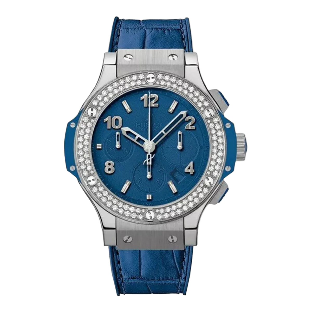 Hublot Big Bang Tutti Frutti 341.SL.5190.LR.1104 Stainless Steel Chronograph Dark Blue 41mm Men's Watch