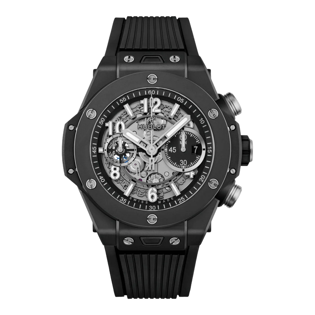 Hublot Big Bang Unico 421.CI.1170.RX Black Ceramic 44mm Grey Dial Men's Watch