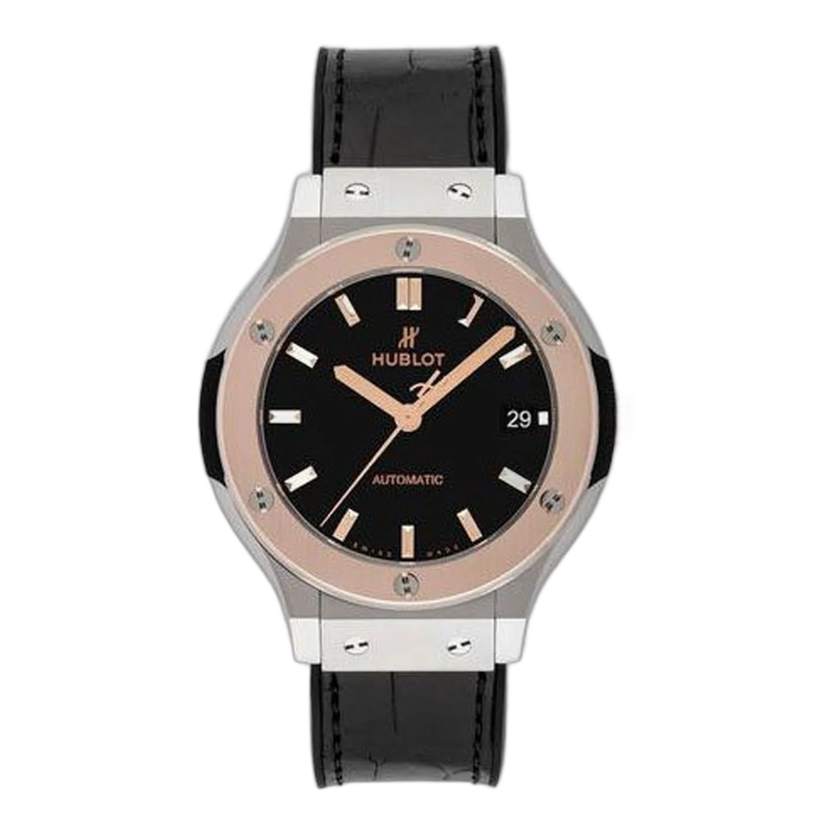 Hublot Classic Fusion 38Mm Titanium & 18K Rose Gold Men's Watch