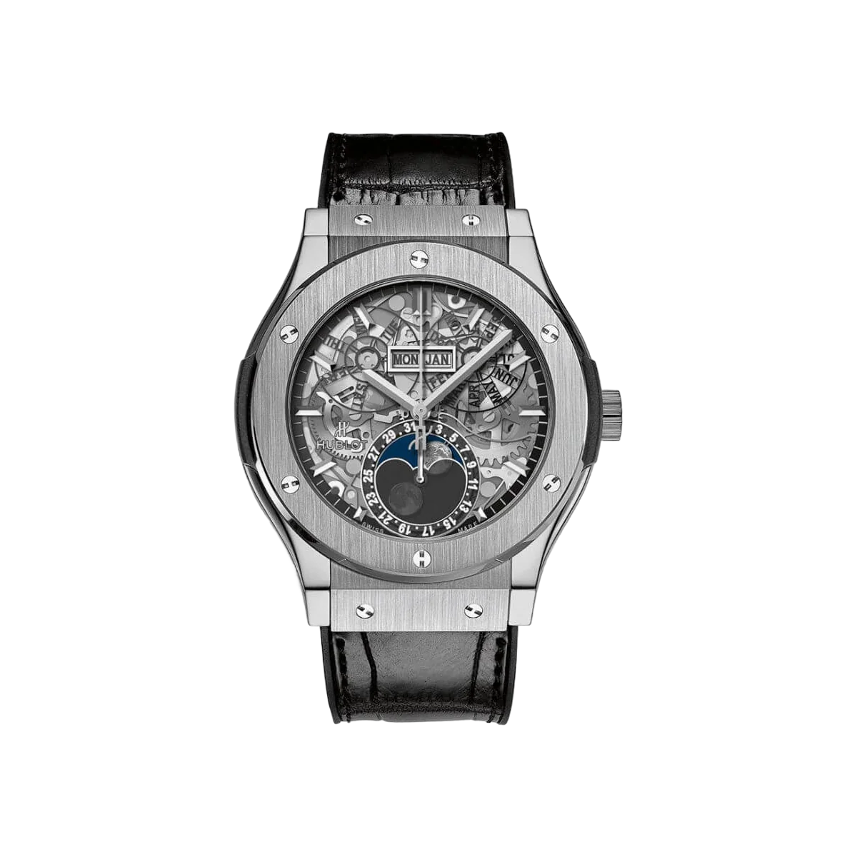 Hublot Classic Fusion 517.NX.0170.LR Aerofusion Moonphase Skeleton Dial 42mm Men's watch