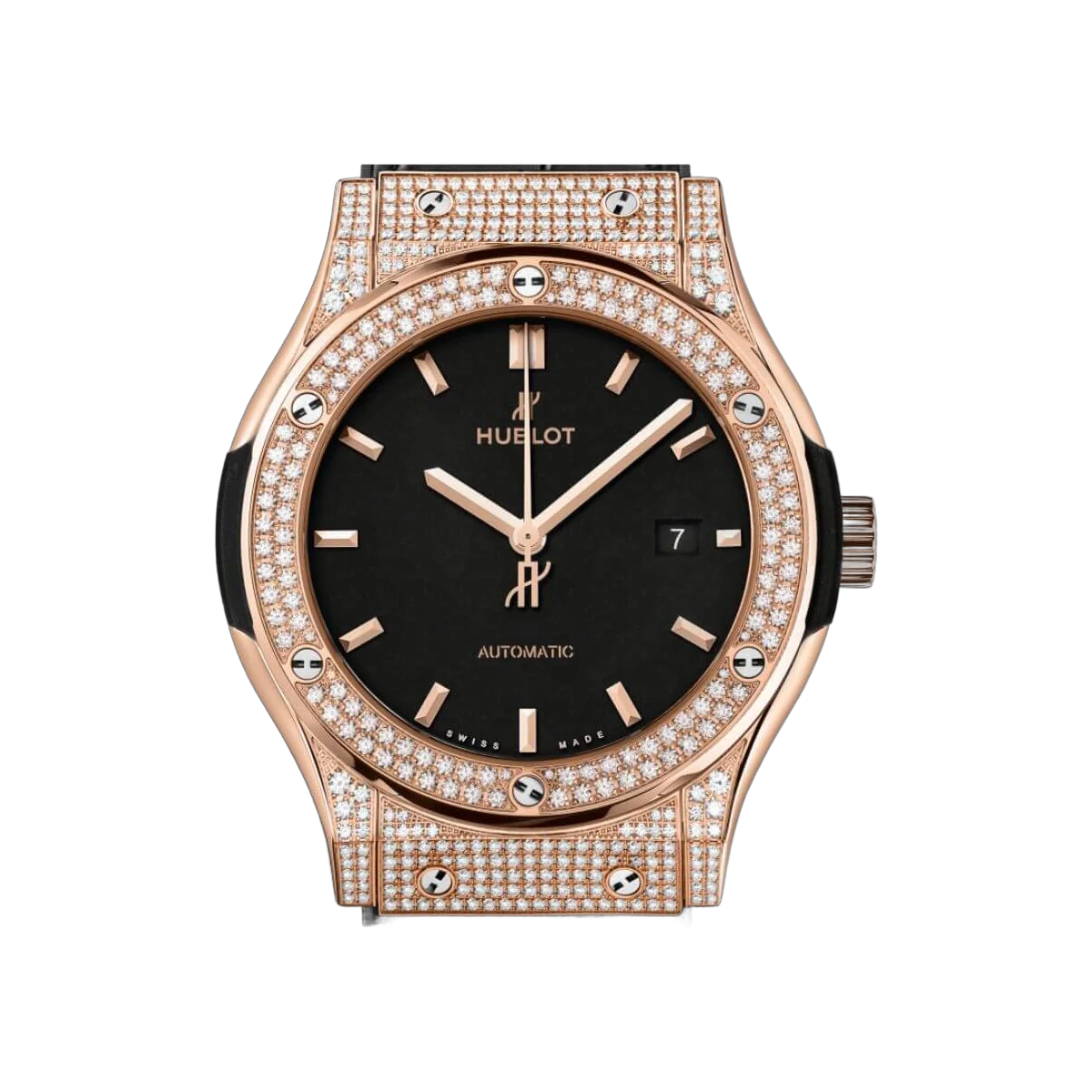 Hublot Classic Fusion 542.OX.1181.LR.1704 King Gold Pave Black Dial – additional product photo 3