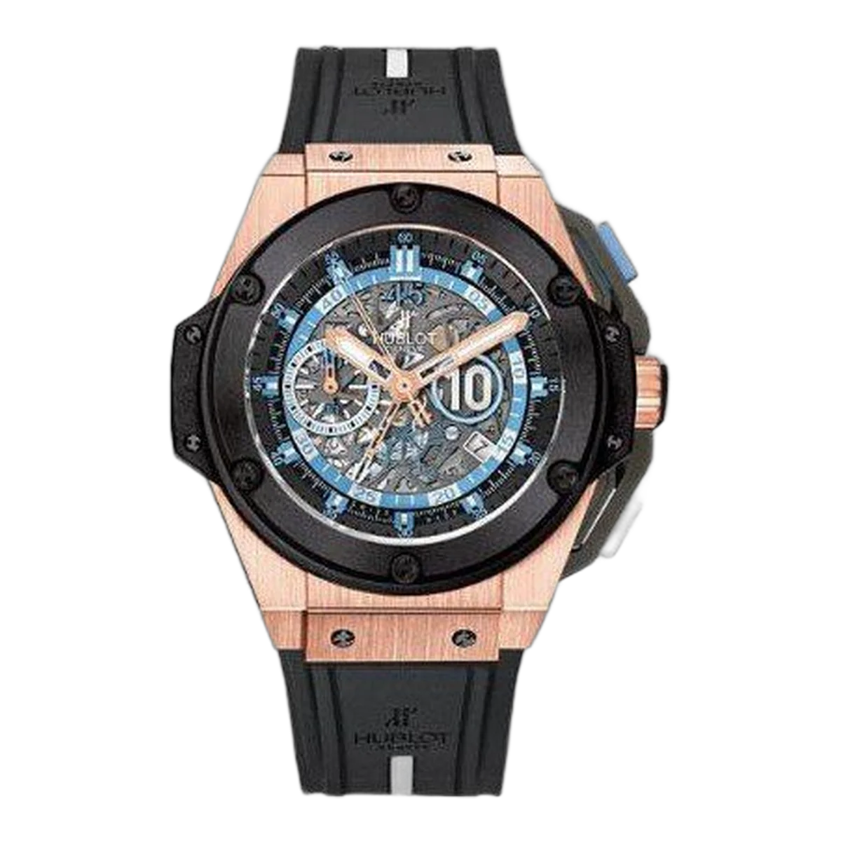 Hublot King Power Maradona Skeleton Dial 48Mm 18Kt Rose Gold Limited Edition Of 200 Pcs Men's Watch
