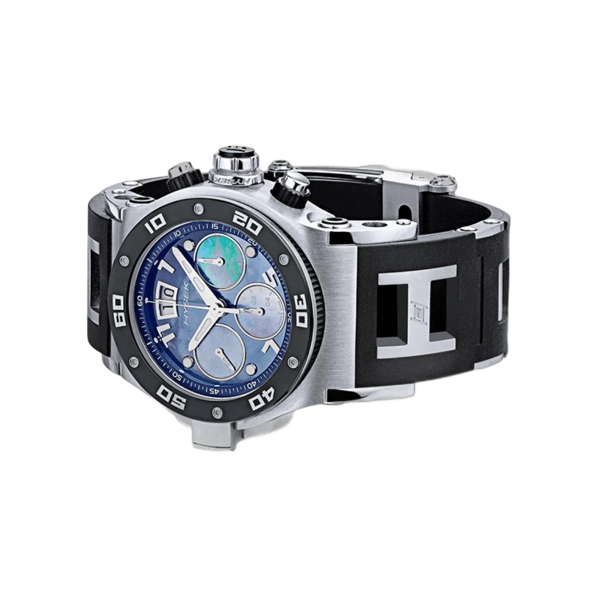 Hysek Abyss Explorer 01 AB07-0133 Chronograph 44mm Blue Dial Mens Watch – additional product photo 2
