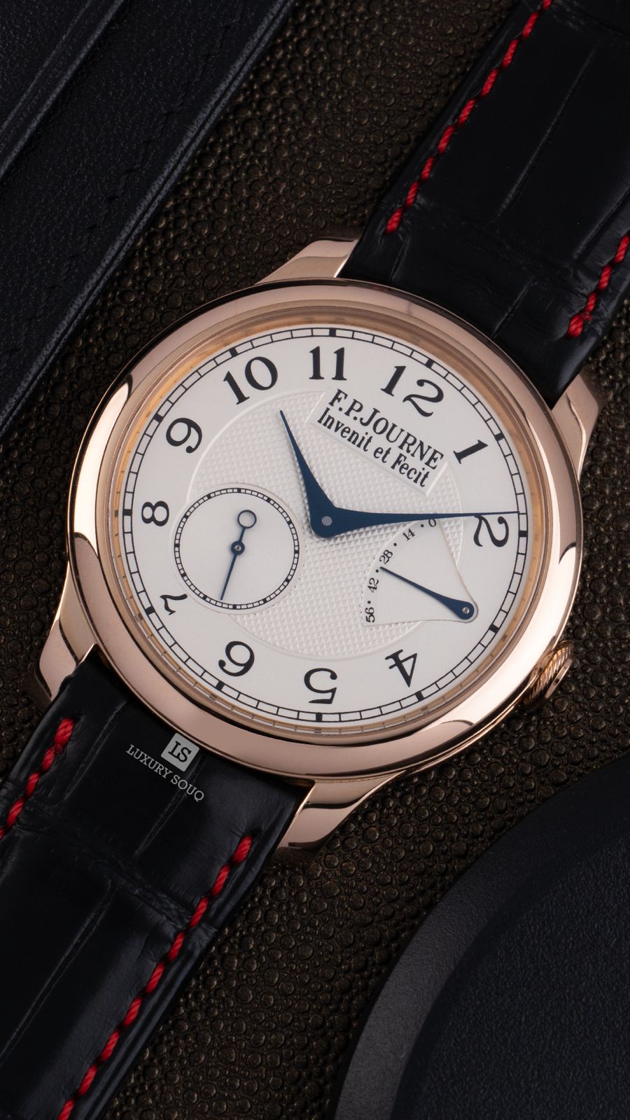 F.P. Journe Chronomètre Souverain Rose Gold 40mm Silvered Guilloché Dial