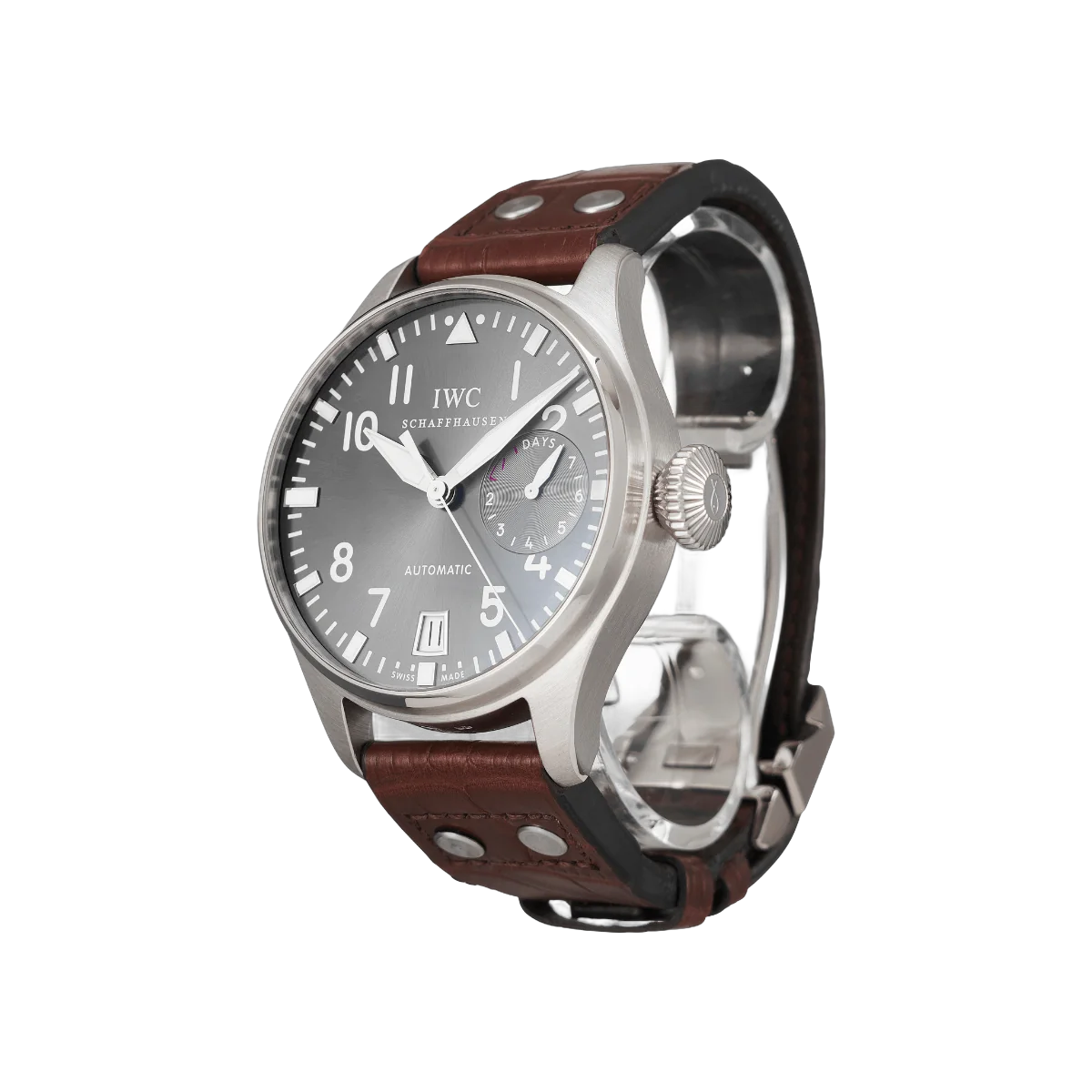 IWC Big Pilot's IW500402 18k White Gold Automatic Grey Dial – additional product photo 4