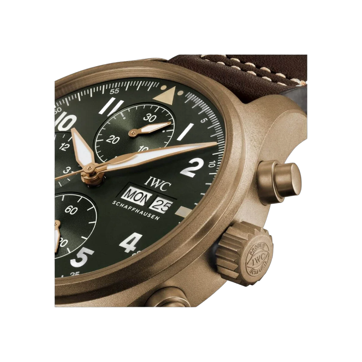 IWC Pilot IW387902 Chronograph Spitfire Green Dial – additional product photo 4