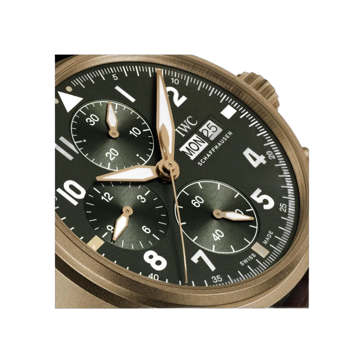 IWC Pilot IW387902 Chronograph Spitfire Green Dial – additional product photo 5