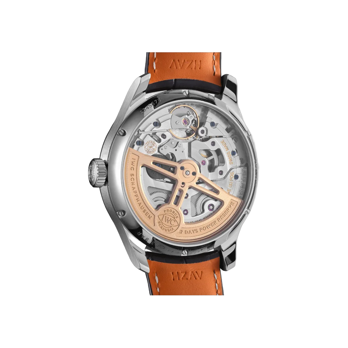 IWC Portugieser IW503406 Perpetual Calendar Platinum 44.2mm White Dial Men's Watch – additional product photo 3