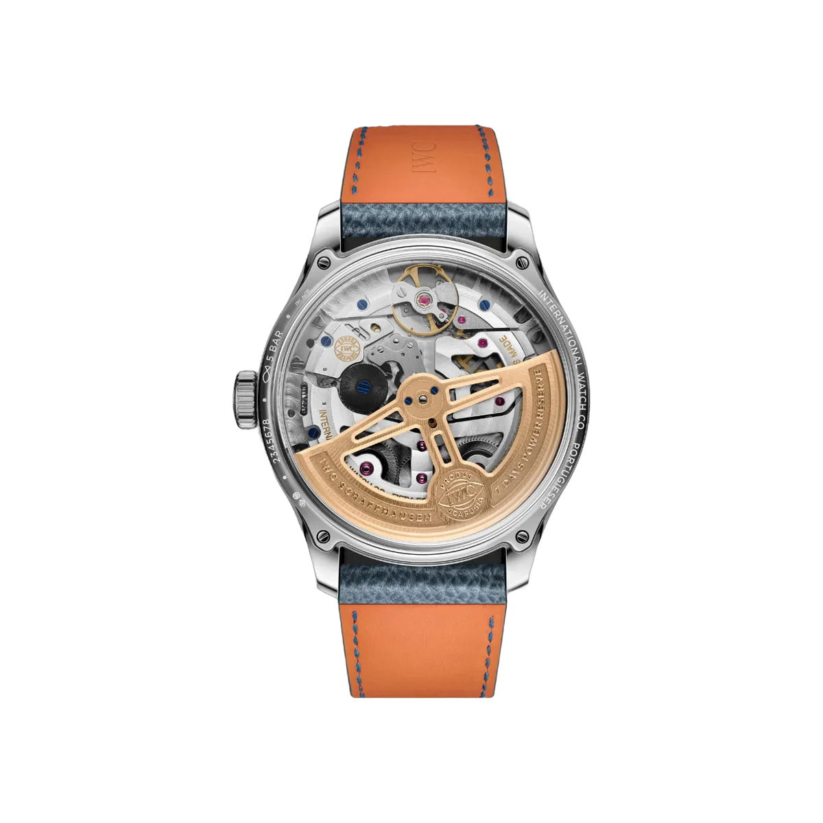IWC Portugieser IW503703 Perpetual Calendar White Gold 44mm Horizon Blue Dial Men's Watch – additional product photo 3