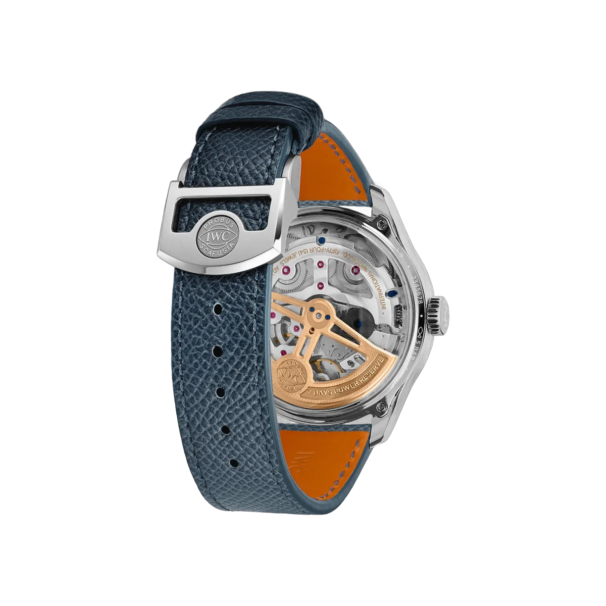IWC Portugieser IW503703 Perpetual Calendar White Gold 44mm Horizon Blue Dial Men's Watch – additional product photo 4
