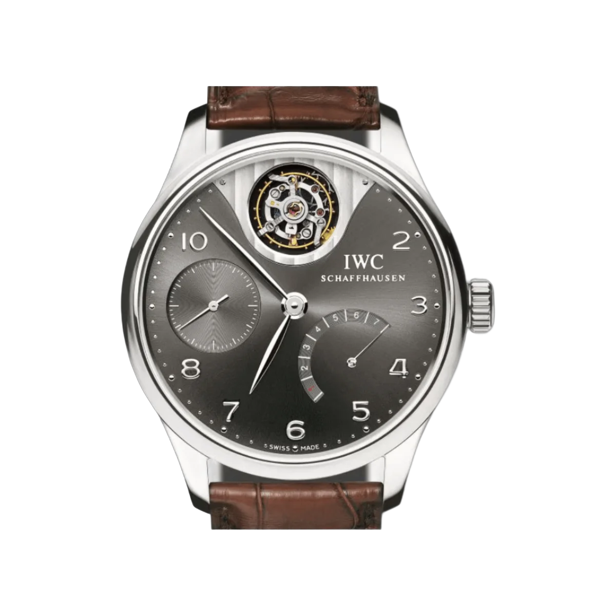 IWC Portuguese Tourbillon Mystere IW504207 White Gold With Gray Dial – additional product photo 3