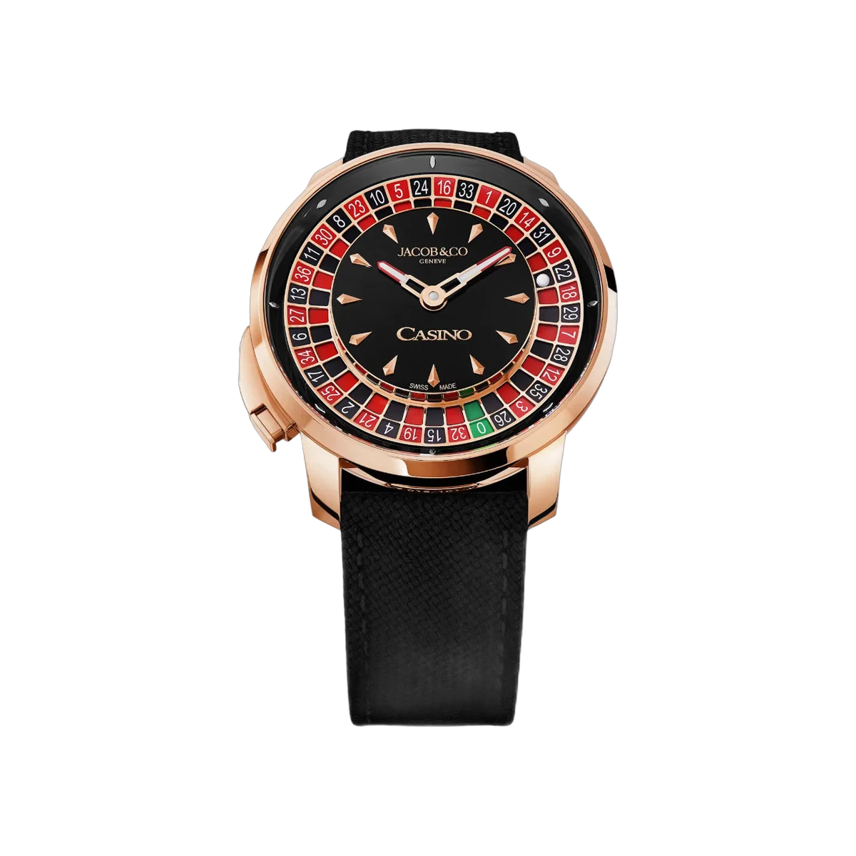 Jacob & Co Casino CA100.40.AA.AB.A 18k Rose Gold Tourbillion Limited to 101 Pieces 44mm Men's Watch