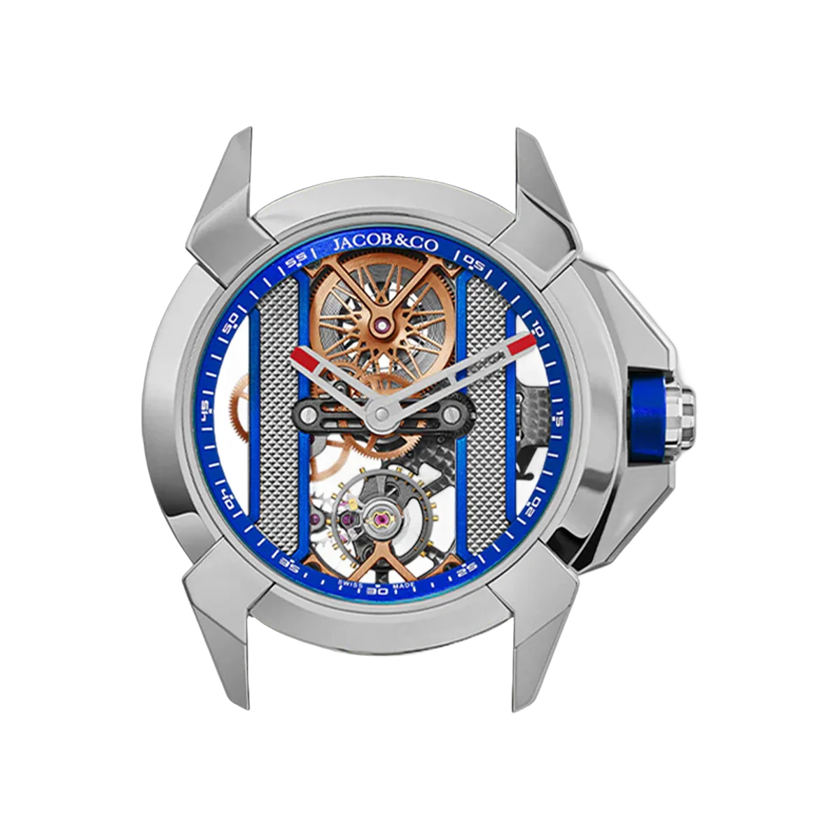 Jacob & Co. Epic X Skeleton EX110.20.AA.AA.A Titanium Blue 44mm Skeleton Dial Men's Watch – additional product photo 2