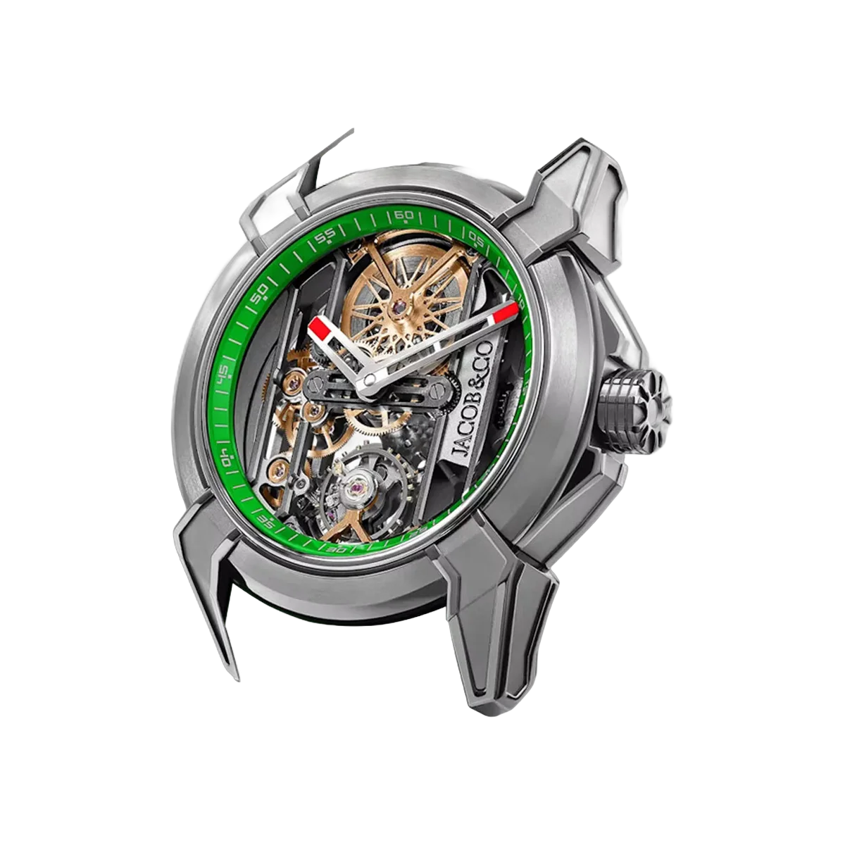 Jacob & Co. Epic X Skeleton EX110.20.AA.AC.A Titanium Green 44mm Skeleton Dial Men's Watch – additional product photo 2