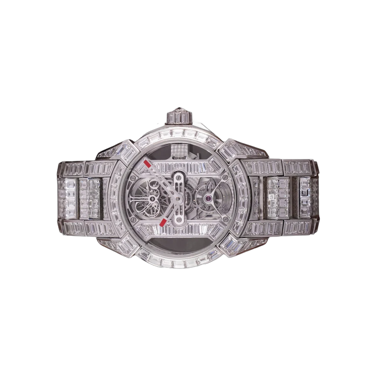 Jacob & Co. Epic X Skeleton Tourbillon EX500.30.BD.BD.A30BA White Gold Natural Diamonds 44mm Skeleton Dial Men's Watch – additional product photo 2