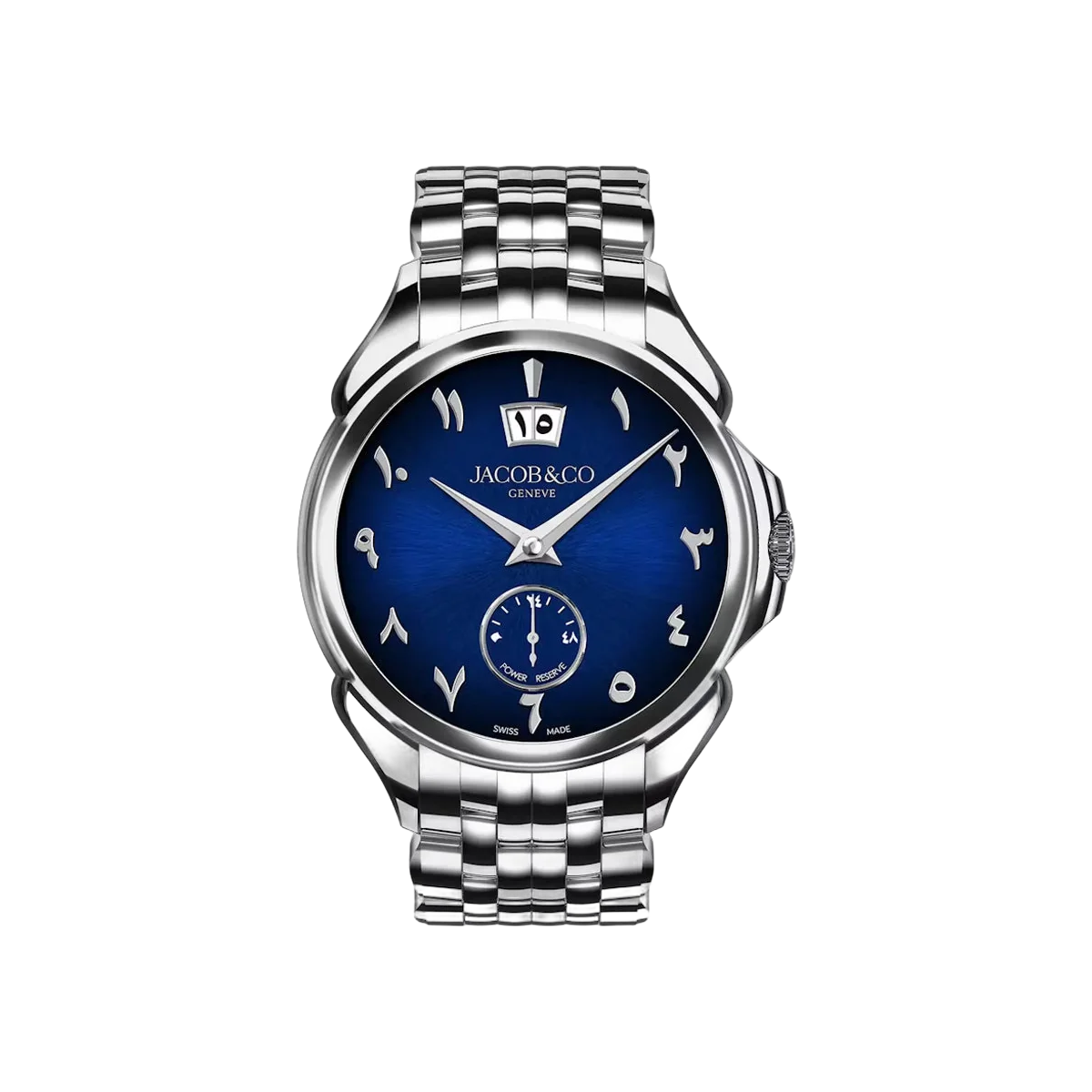 Jacob & Co. Palatial Classic PC400.10.AA.AF.A10AA Stainless Steel 42mm Blue Dial Men's Watch