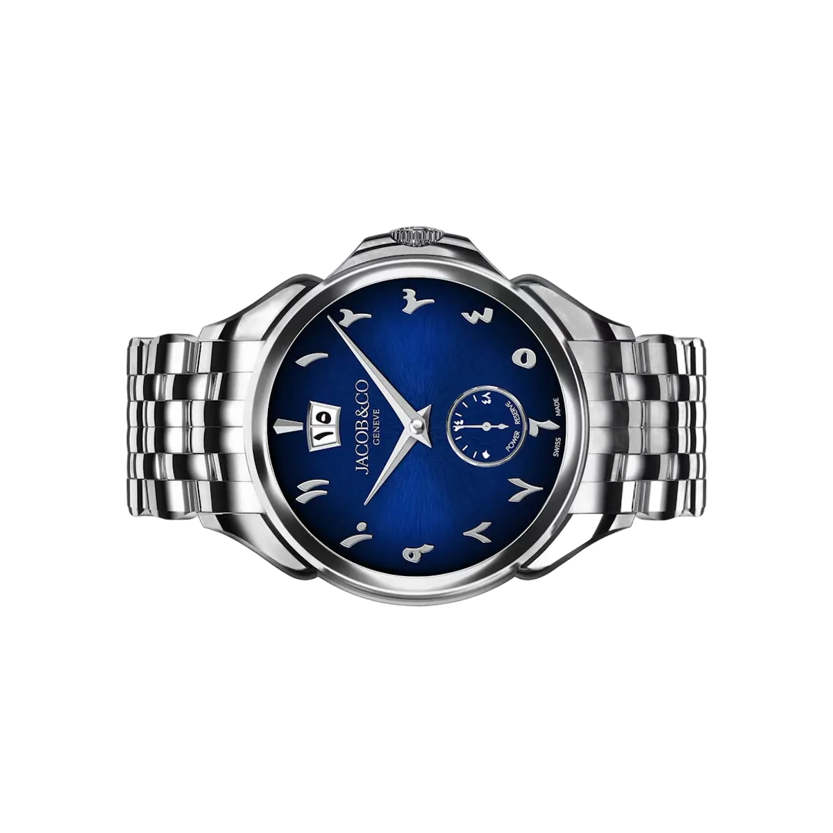 Jacob & Co. Palatial Classic PC400.10.AA.AF.A10AA Stainless Steel 42mm Blue Dial Men's Watch – additional product photo 2