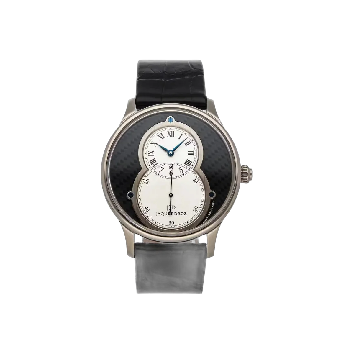 Jacquet Droz Grand Seconde 43Mm 18Kt White Gold Men's Watch