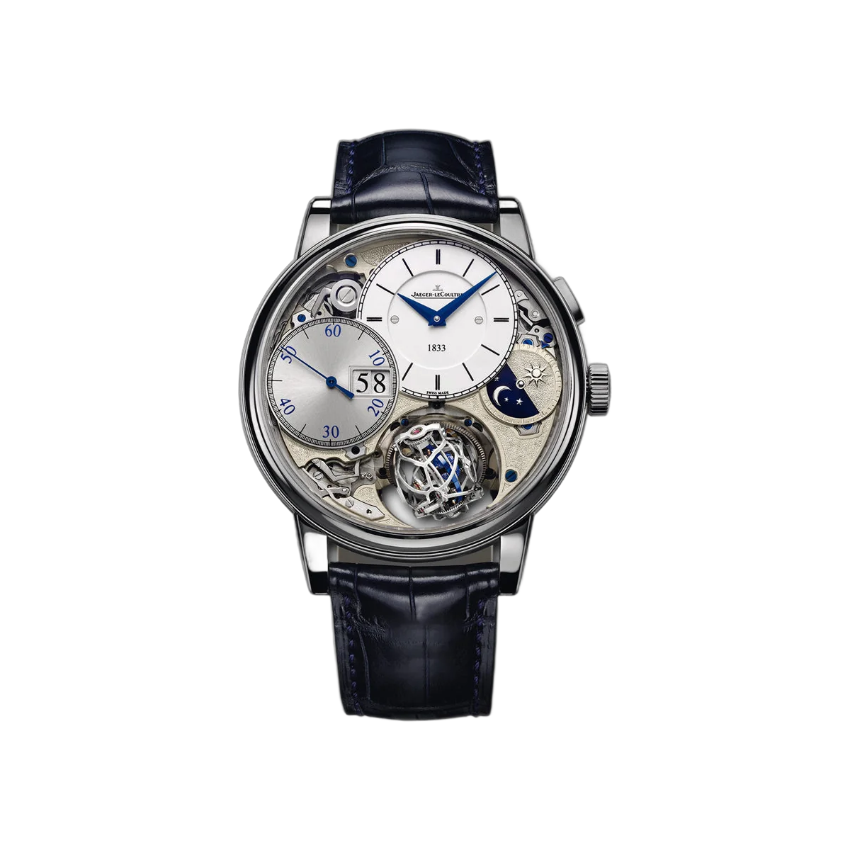 Jaeger-LeCoultre Master 5036420 Platinum 43.5mm Silver Dial Men's Watch