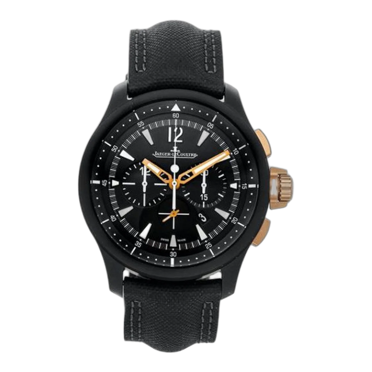 Jaeger Lecoultre Master Compressor Chronograph Ceramic Mens Watch