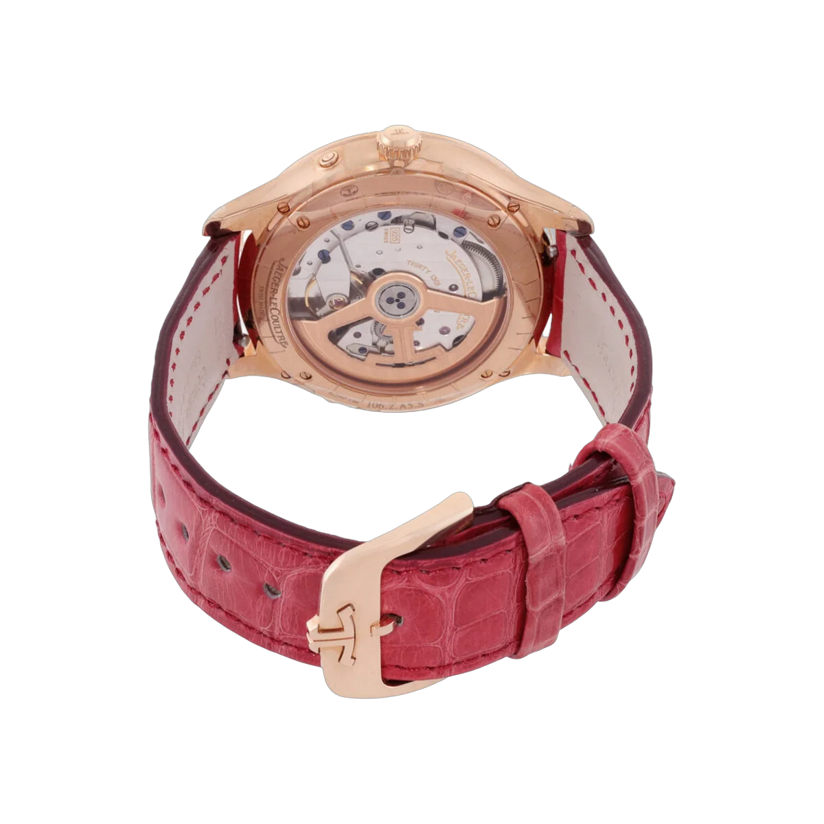 Jaeger - LeCoultre Master Ultra Thin Moon Q124250J Rose Gold Diamond Bezel 36mm Silver Dial Ladies Watch – additional product photo 3