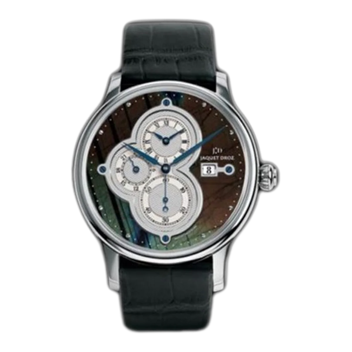 Jaquet Droz Astrale Twelve Cities Les Deux Fuseaux Spectrolite Men's Watch Ref. J015134207
