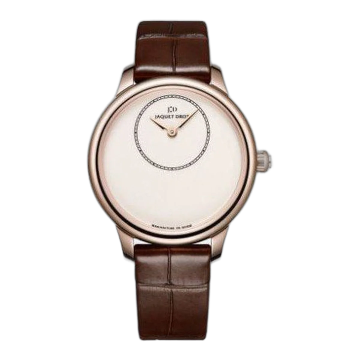 Jaquet Droz Petite Heure 18Kt Rose Gold 35Mm Ladies Watch