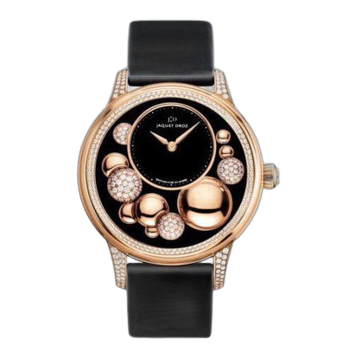 Jaquet Droz Petite Heure 18Kt Rose Gold 41Mm Ladies Watch