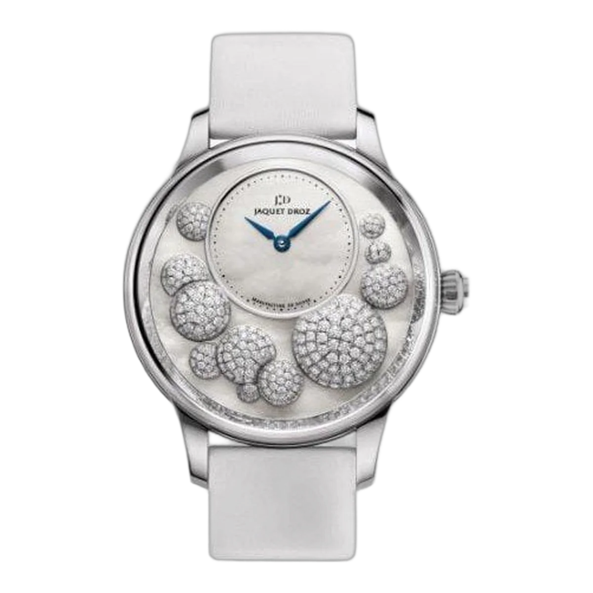Jaquet Droz Petite Heure 18Kt White Gold 41Mm Ladies Watch