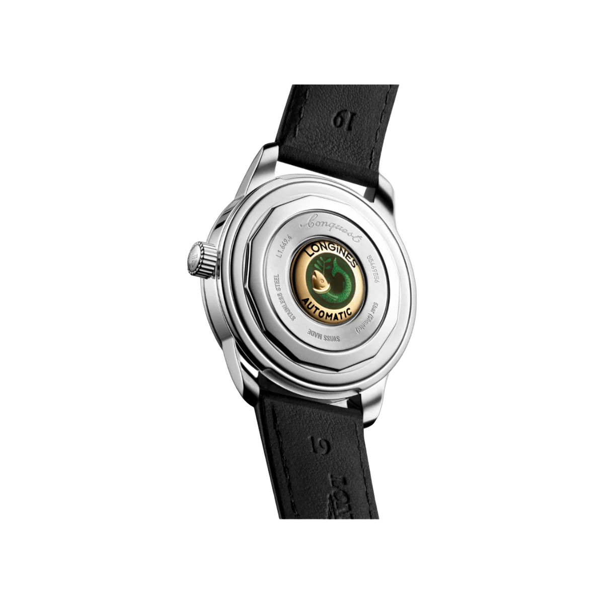 Longines Conquest Heritage L16494522 M8M 38mm Black Dial Men's Watch – additional product photo 2
