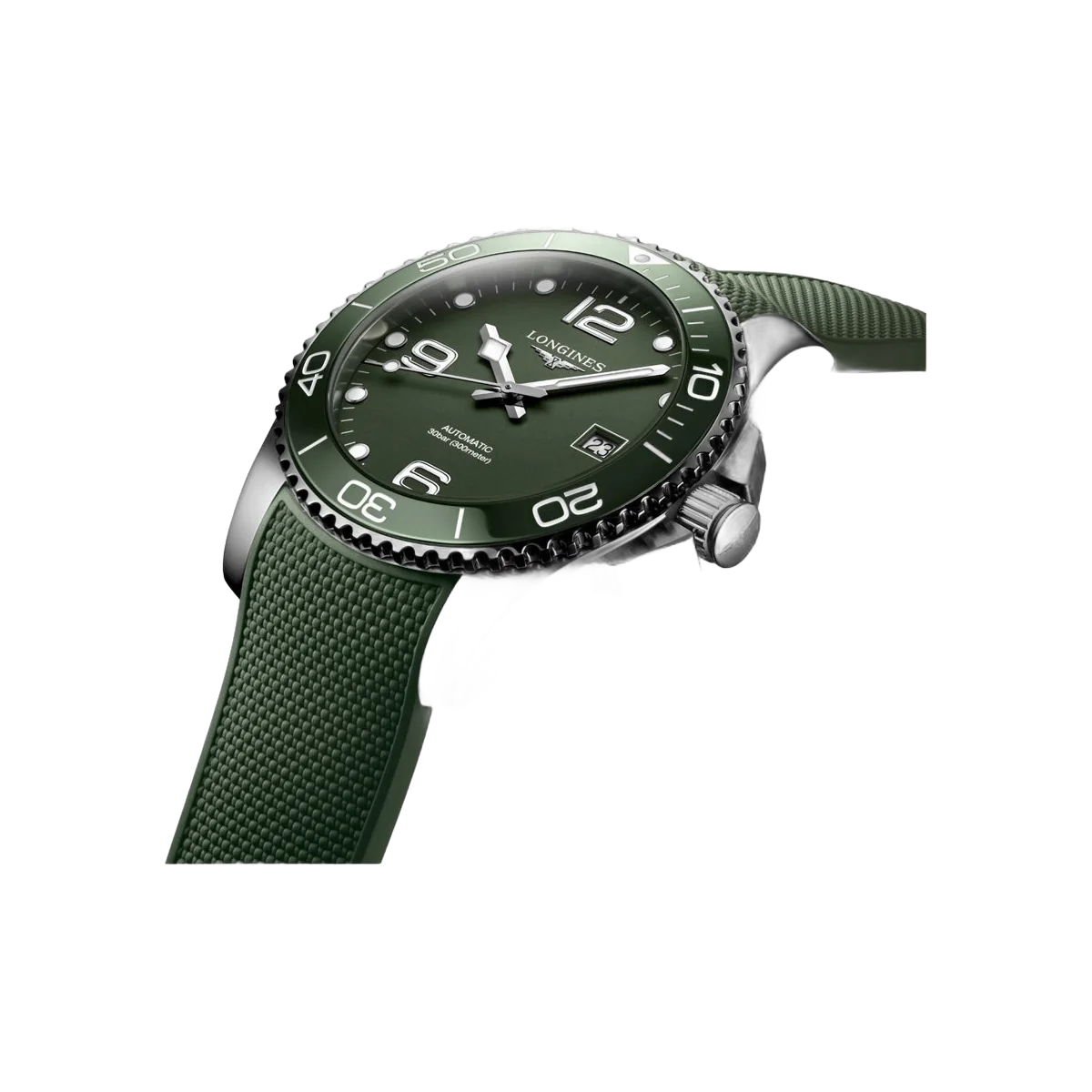 Longines Hydroconquest L3.781.4.06.9 Stainless Steel Green Dial 41mm Men's Watch – additional product photo 3