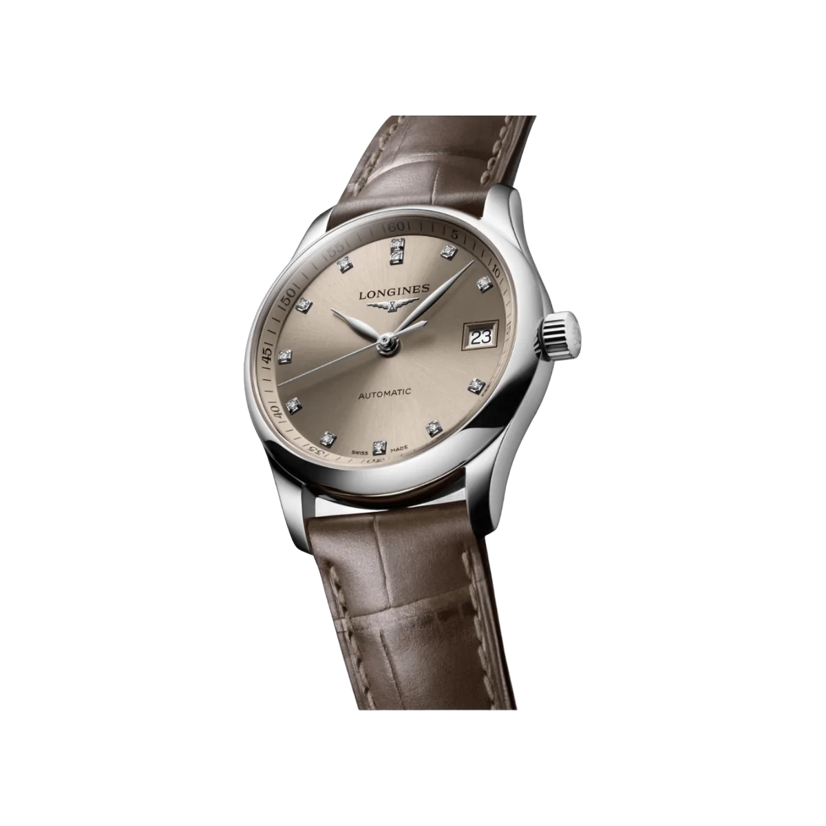 Longines Master Collection L23574072 Automatic 34mm Beige Dial Womens Watch – additional product photo 4