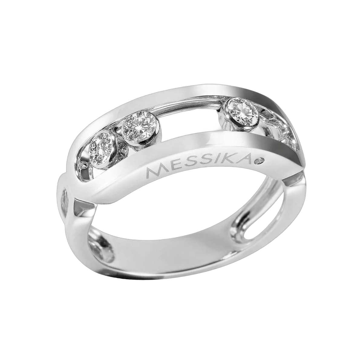 Messika Move Classic 03998-WG White Gold Diamond Ring – additional product photo 3