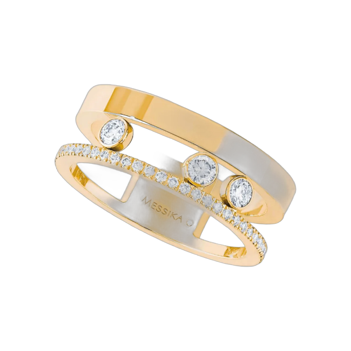 Messika Move Romane 06516-YG-55 18Karat Yellow Gold Diamond Ring – additional product photo 2
