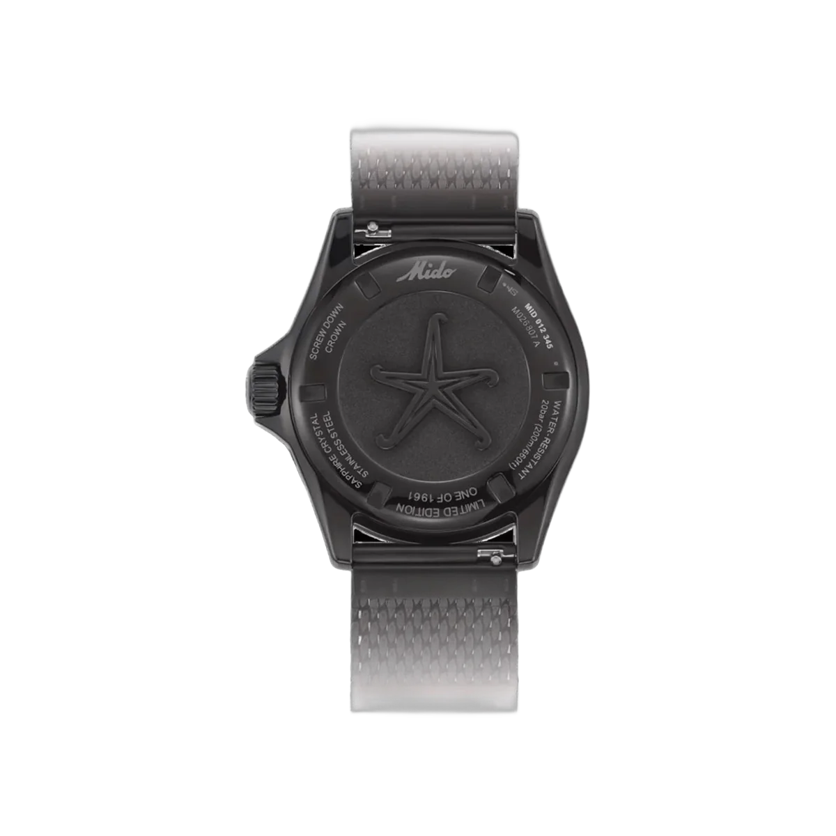 Mido Ocean Star Decompression Timer M026.807.33.051.00 Stainless Steel 40.5mm Black Dial Men's Watch – additional product photo 3