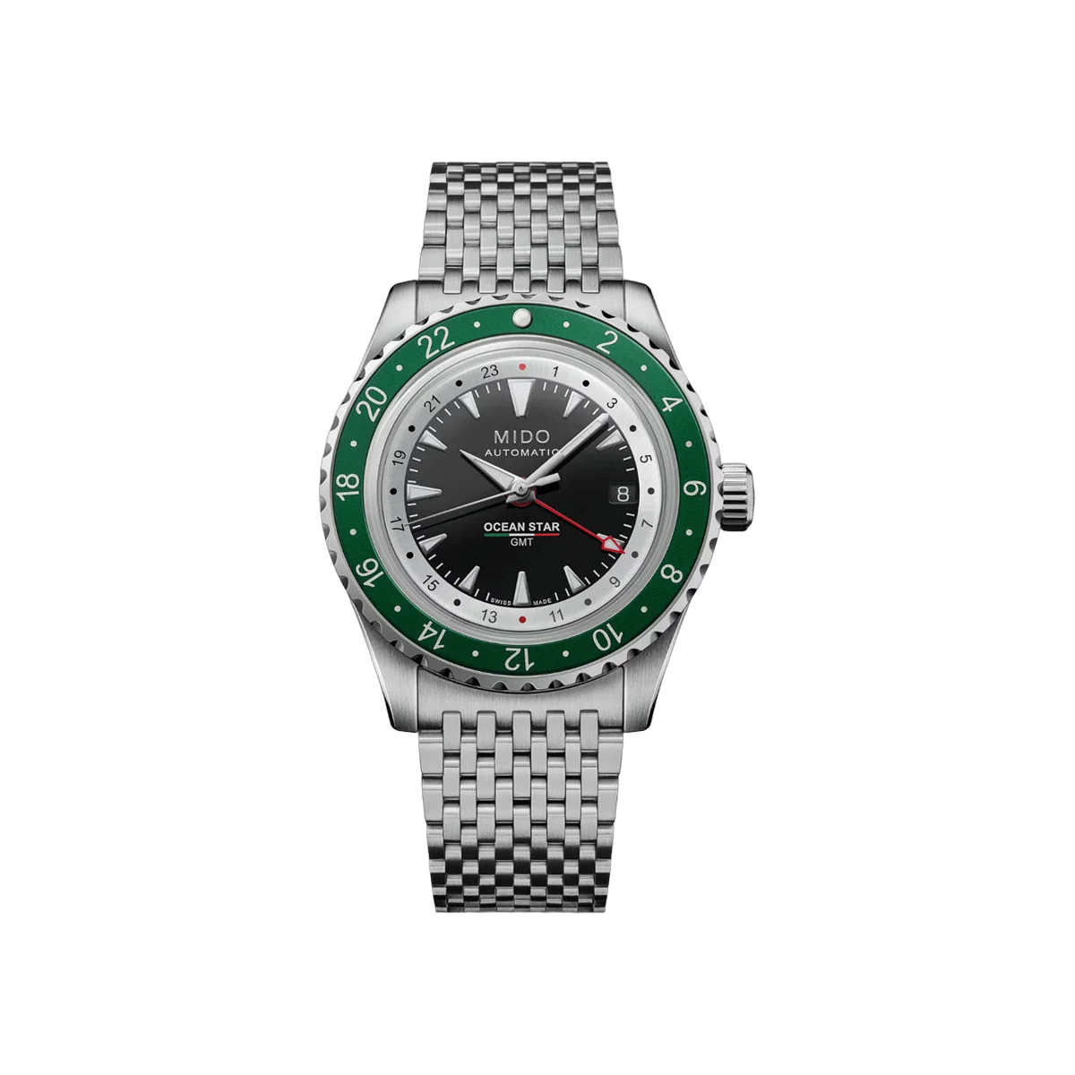 Mido Ocean Star GMT M026.829.11.051.01 Stainless Steel 40.5mm Black Dial Men's Watch