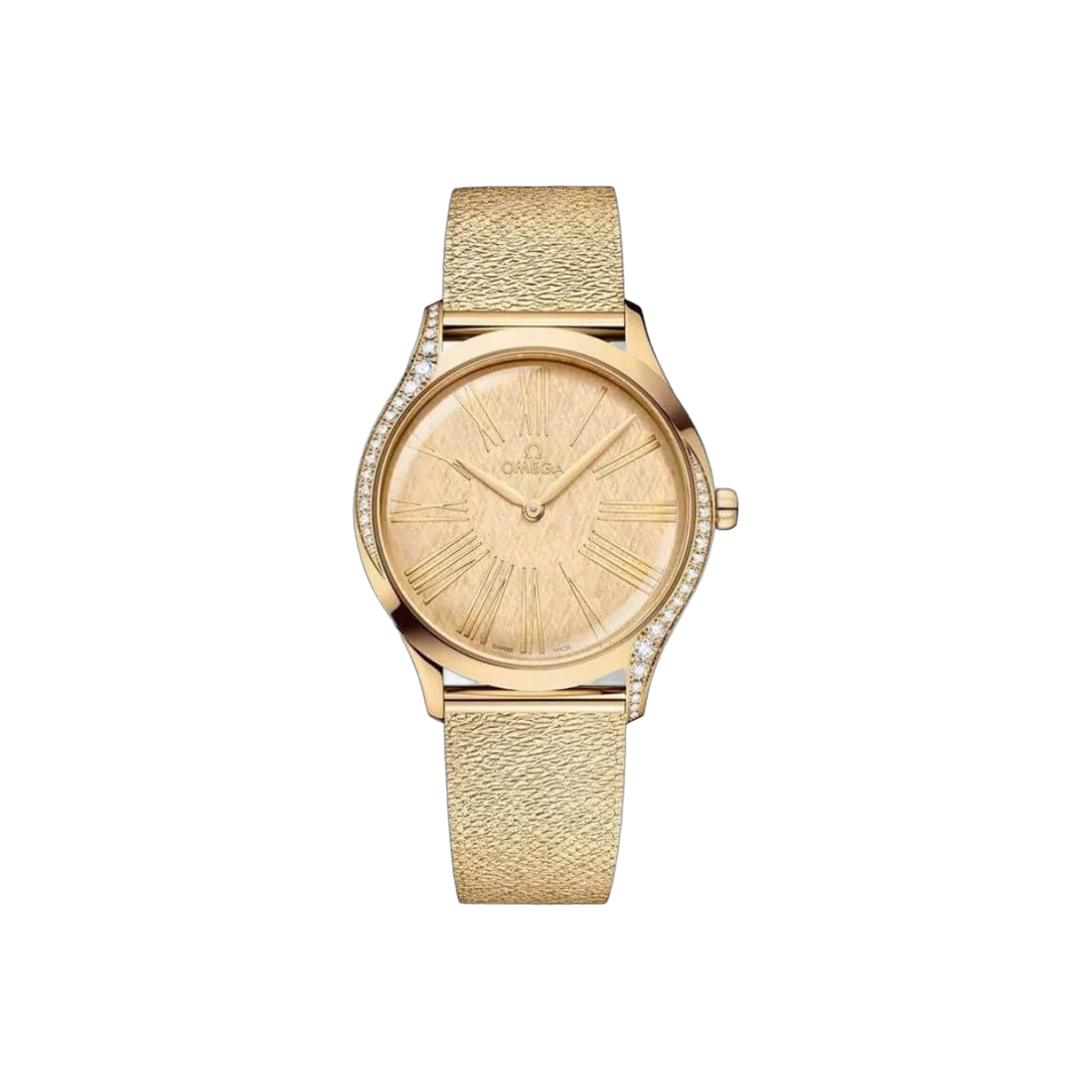 Omega De Ville 428.55.26.60.99.001 Mini Tresor Quartz 26mm Gold Dial