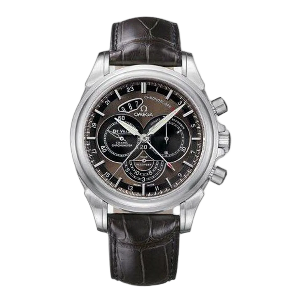 Omega Deville Co-Axial Chronoscope Gmt Stainless Steel Men's Watch