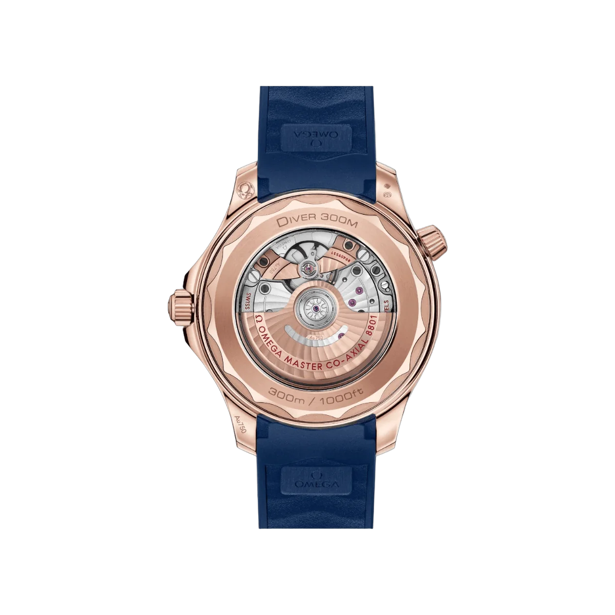 Omega Seamaster Diver 300M 210.62.42.20.03.001 Co-Axial Master Chronometer Blue Dial – additional product photo 2