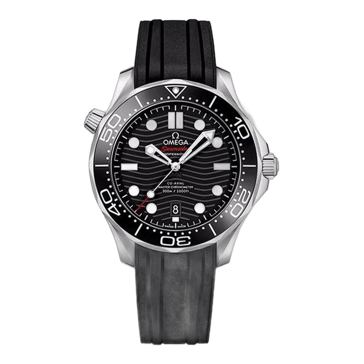 Omega Seamaster Diver 300M Co‑Axial Master Chronometer 42 Mm Black Dial Men's Watch
